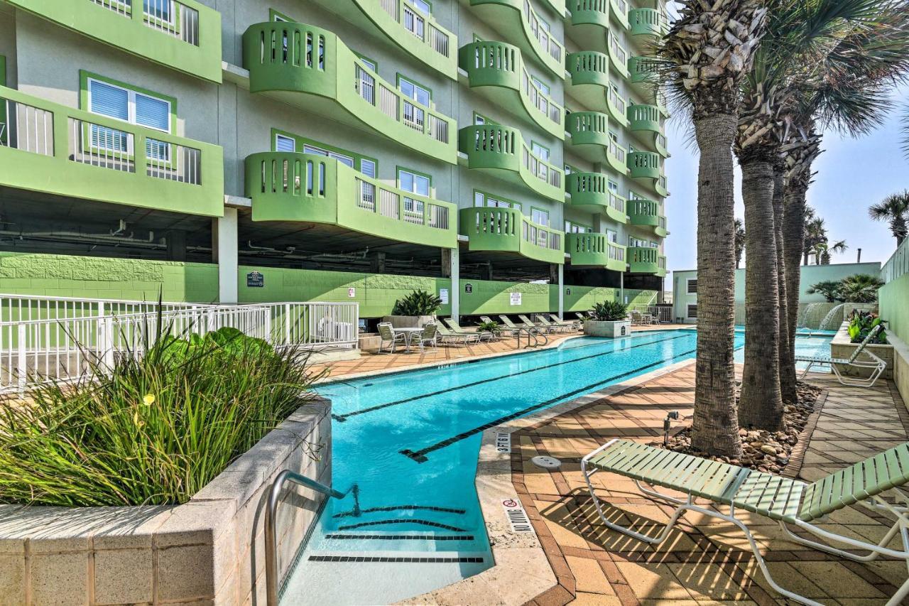 Galveston Condo With Pool Access Walk To Beach! ภายนอก รูปภาพ